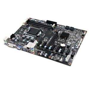 8 GPU Cryptocurrency Mining Motherboard Brand New – B85 slots side2