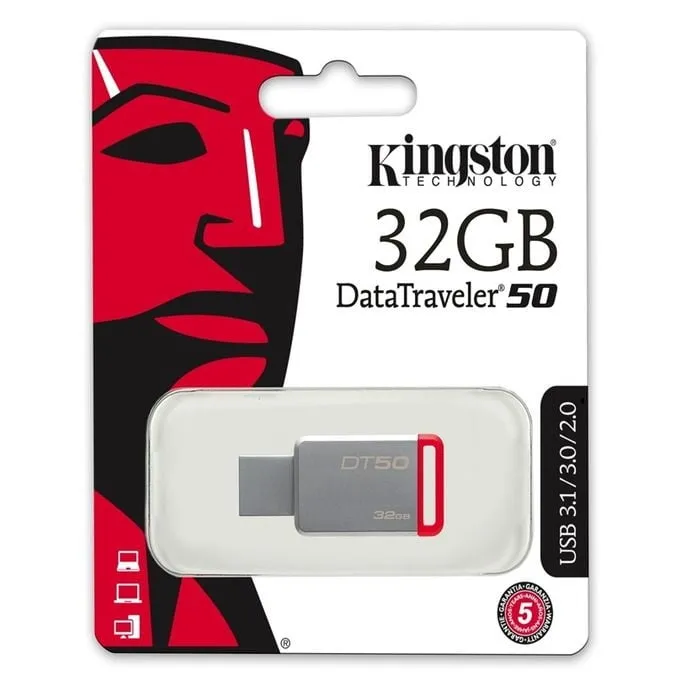 Kingston 32GB USB 3.0 DT50 3 1 1