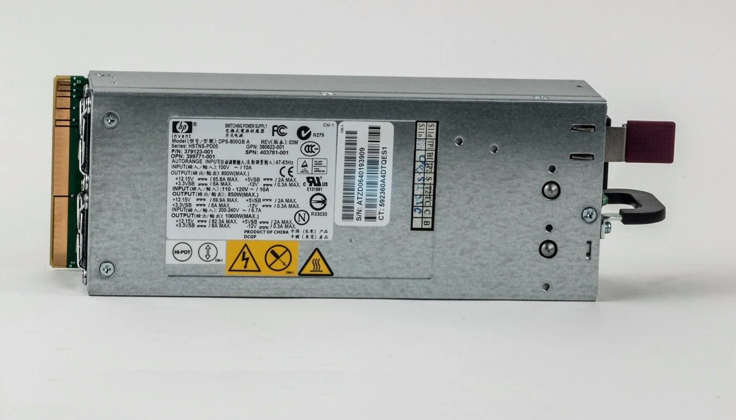 Hewlett Packard HP 1000w Server Power Supply 3 s l1600
