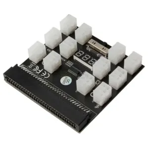 12 Ports breakout board PCI E 6Pin Power Adapter Server Power Supply for HP 1200W