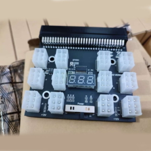 12 Ports breakout board PCI E 6Pin Power Adapter Server Power Supply for HP 1200W original