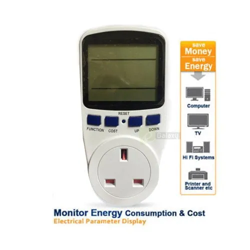 Energy Meter, Kill a Watt UK plug at best watt meter price in pakistan 1 watt meter plug watt meter price in pakistan
