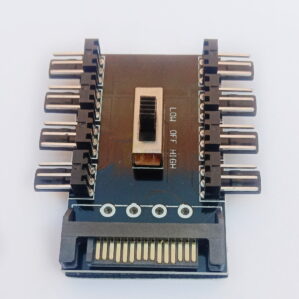 8 way fan hub sideview