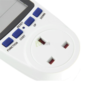 Digital wattmeter uk plug backlight