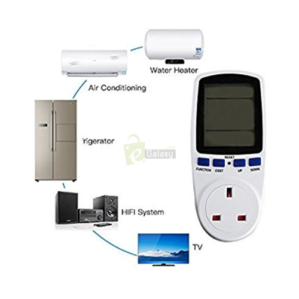 Wattmeter with backlight