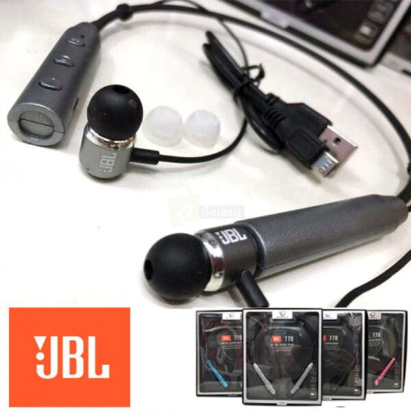 Bluetooth Handsfree JBL 770 Wireless Headphone Sport Magnetic 5 hours