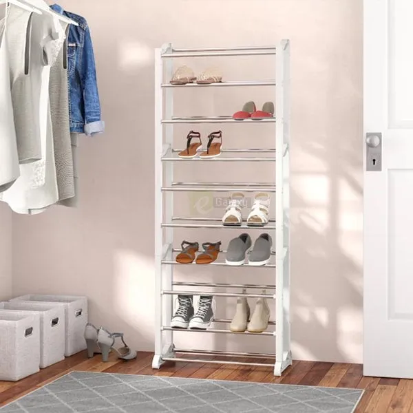 30 Pairs with 10 Tiers Shoe Rack 1 30 pairs shoe rack