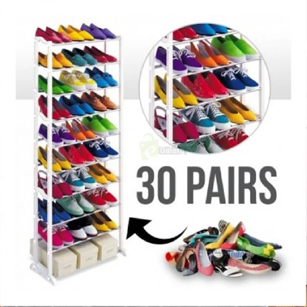 30 Pairs with 10 Tiers Shoe Rack 3 30 pairs with 10 tiers shoe rack