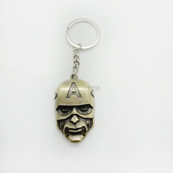 Captain America Movie Mask Marvel Keychain keyring 1 Captain america mask keychain