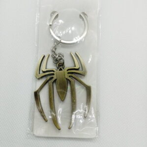spiderman gold copper plated original keychain