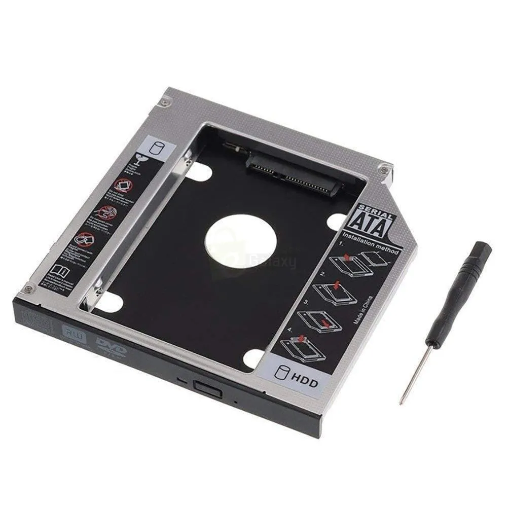 2nd HDD Caddy 12.7mm for Laptop's Universal CD/DVD-ROM 1 2nd HDD Caddy for Laptop Universal CD DVD ROM main
