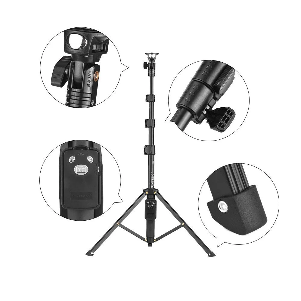 Tripod stand cum Selfie Stick 4 feet with remote Andoer YUNTENG VCT-1388 3 Andoer YUNTENG VCT 1388 quality