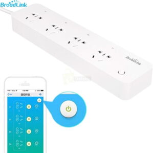 Broadlink MP1 Socket Plug Remote Control Separately Controllable WiFi 4 outlet Power Strip for Smart Home Automation