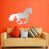 Horse DIY Mirror Wall Sticker Galloping sofa