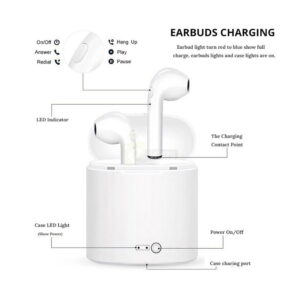 7S TWS Mini Bluetooth Headset charging