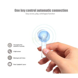 7S TWS Mini Bluetooth Headset key control
