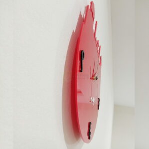 Acrylic clock black design 2 badshahi masjid side view