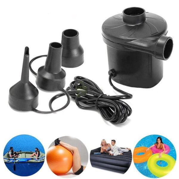 Electric Air Pump inflatable deflate vacuum with nozzles