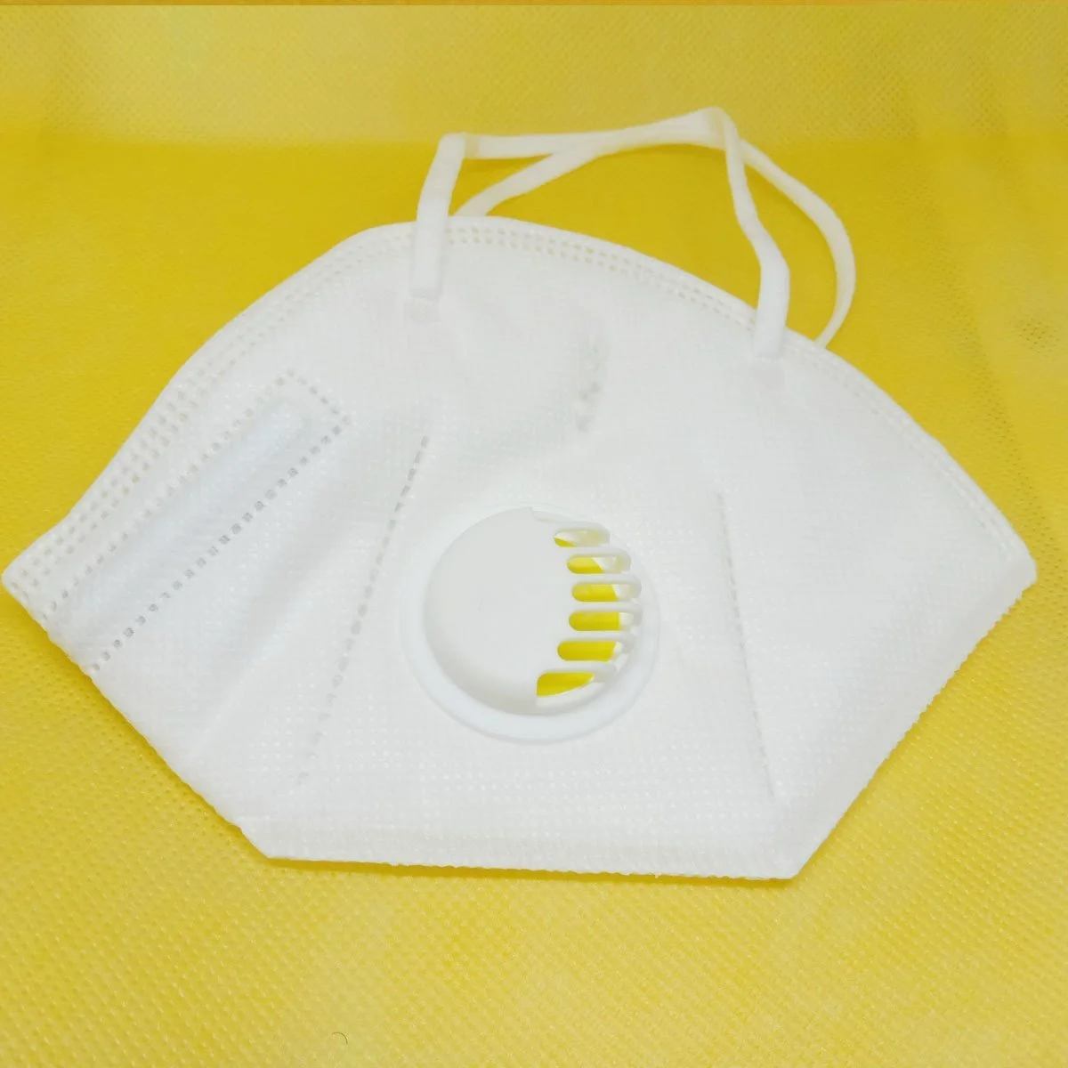 KN95 Mask Respirator, Anti Dust Face Mask 6 KN95 Yellow