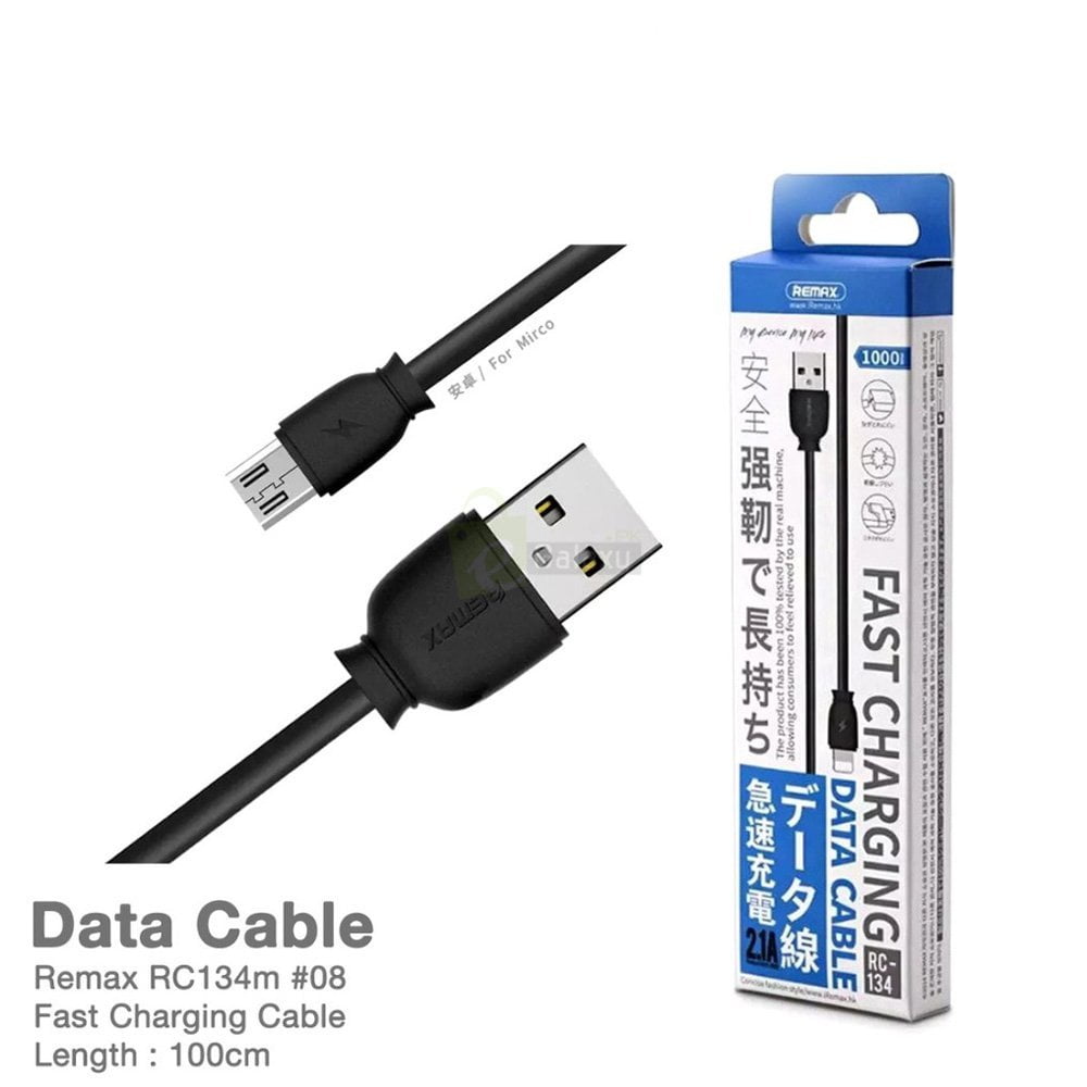 Remax RC134m USB Fast Charging Data Sync Cable For Android Phones