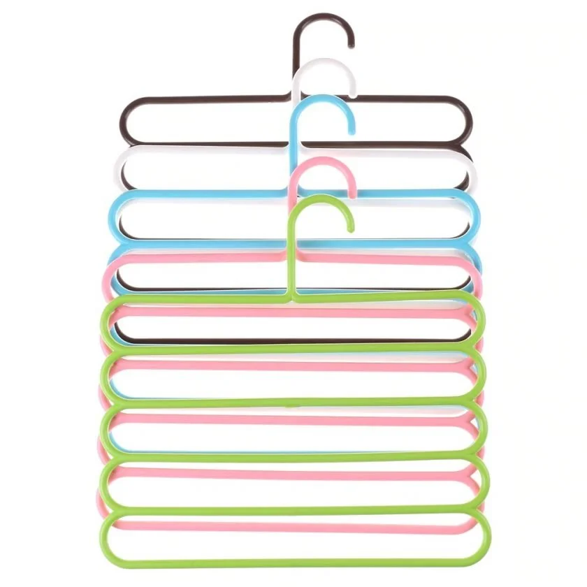 5 Layer Multi Colors Multi functional Clothes Hangers