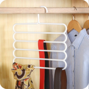 5 Layer Multi Colors Multi functional Clothes Hangers belts