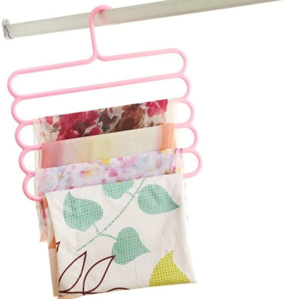 5 Layer Multi Colors Multi functional Clothes Hangers single