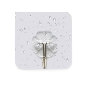 Wall Transparent Hook Waterproof Self Adhesive for Bathroom Kitchen main