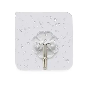 Wall Transparent Hook Waterproof Self Adhesive for Bathroom Kitchen main