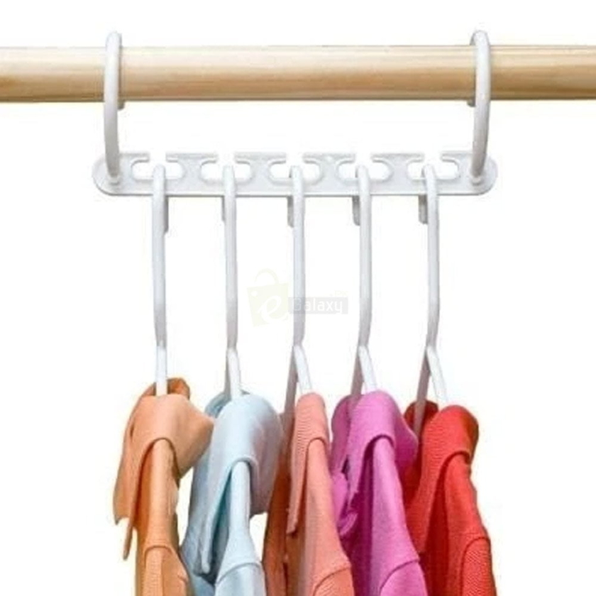 Wonder Hanger Closet Wardrobe Organizer Pack of 8 shirts