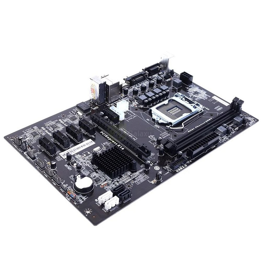 Colorful H81A BTC V20 6 PCI E Slots LGA1150 Socket Mining Motherboard black