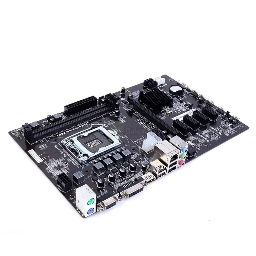 Colorful H81A BTC V20 6 PCI E Slots LGA1150 Socket Mining Motherboard