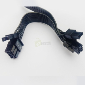 pcie 6pin male to dual 8pin