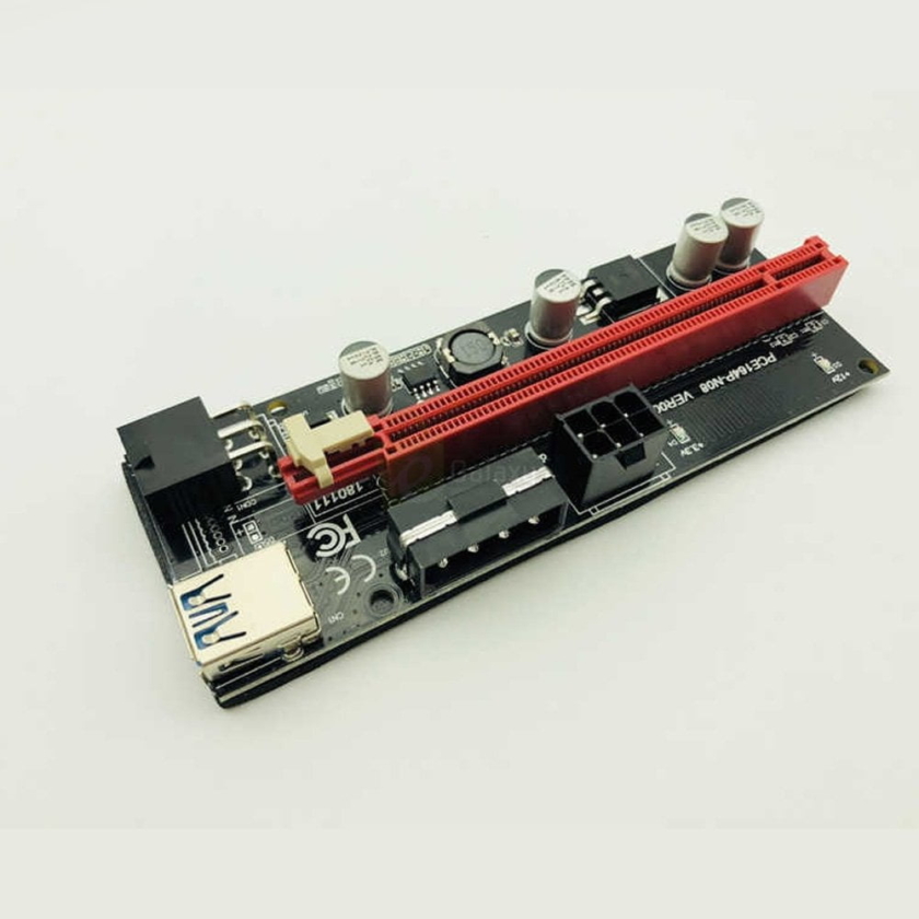 009S Riser New Version Express 1X 4x 8x 16x USB 3.0 Cable Power Cable for Mining Gaming side