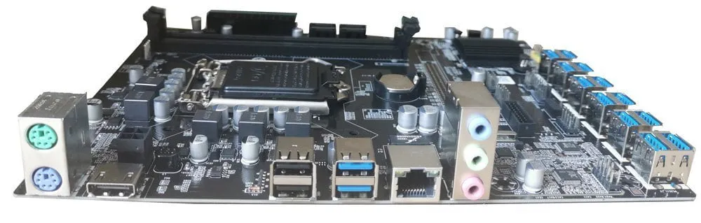 B250c Mining Motherboard 12 GPU Video Card Supported 12 USB Ports New 3 H027753465a654d33b89a4c23250a79c4J