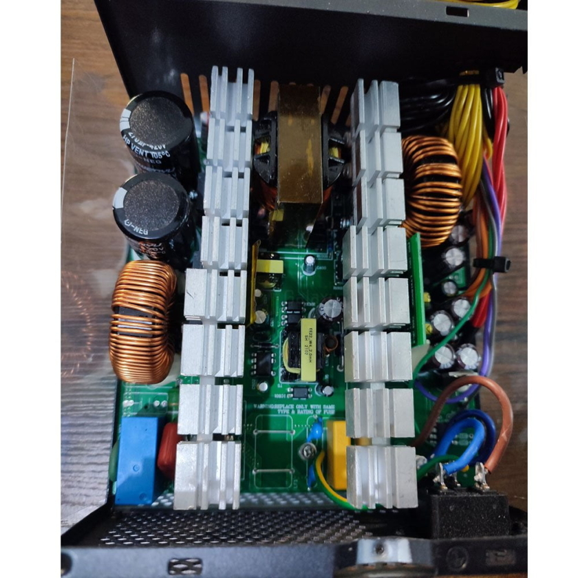 2000 Watt ATX Power Supply for Mining with 16x 8pin Connectors Silent Big Fan 90 Gold inside zoom