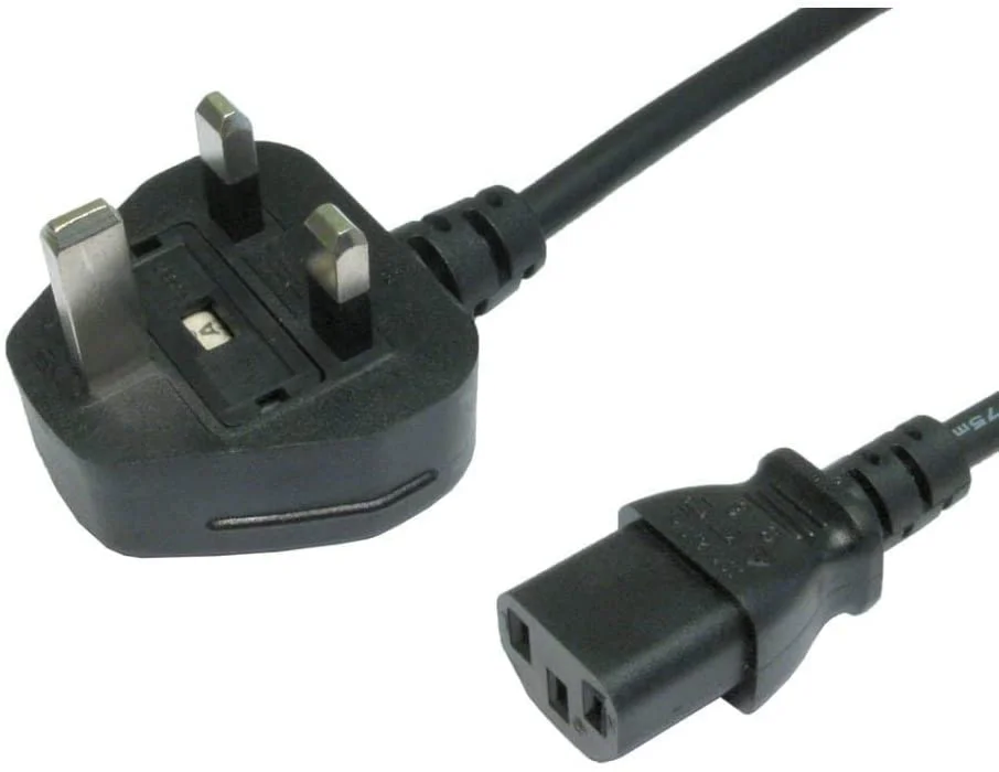 Computer Power Supply Cable Cord UK Plug Branded for Monitor, Printer, Mining Machine 1.5m 1 51dTAGzAqtL. AC SL1000