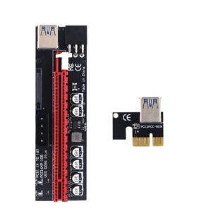 009s plus Riser Card PCI E 1x 16x Pcie Riser Gpu Cards With 6Pin 4Pin Adapter Pcie Riser 1