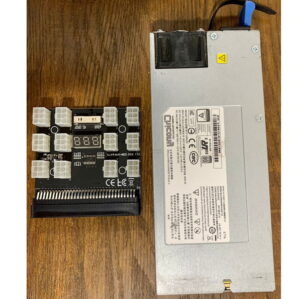 CHICONY 1600 Watts 80 Plus Platinum Power Supply with breakout