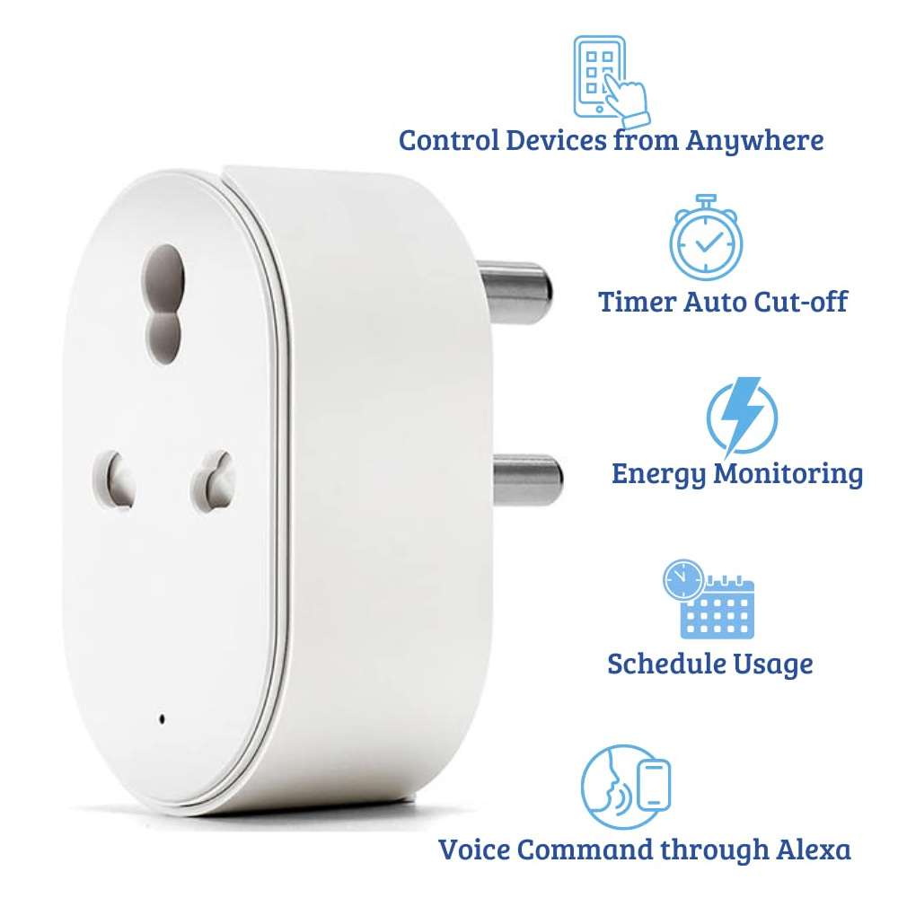 Smart 16A WiFi Power Plug | 3 Pin Smart Plug Switch | Smart Socket Price in Pakistan features