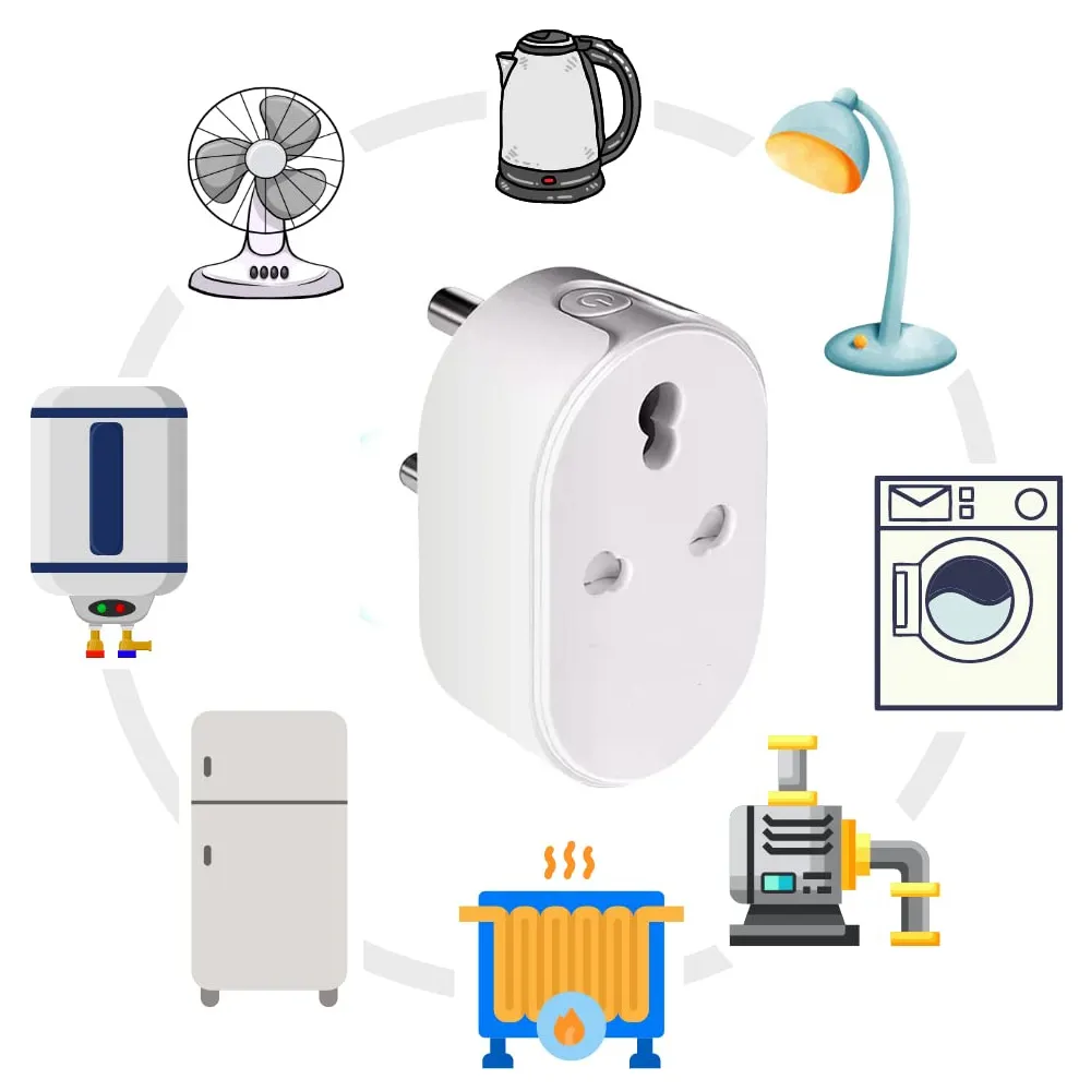 Wifi Smart Universal Socket controls