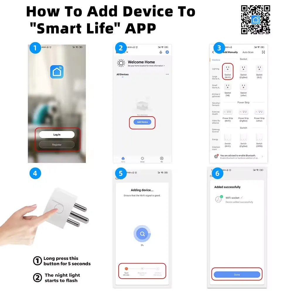 how to connect Smart 16A WiFi Power Plug