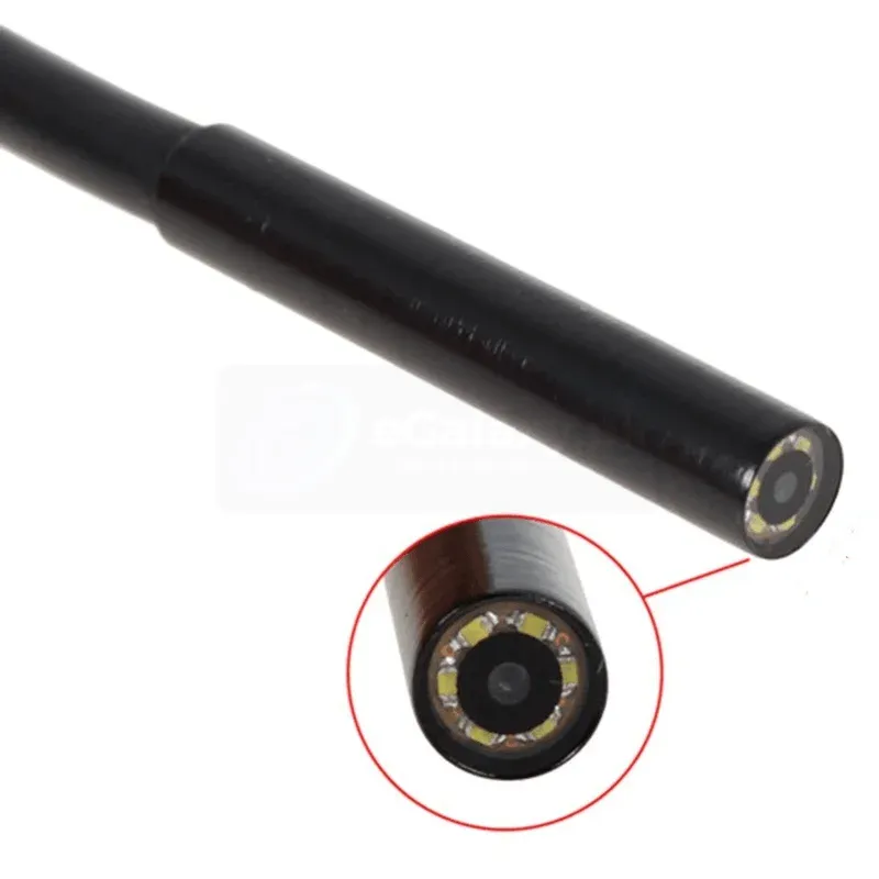 7mm Endoscope Camera HD Inspection Borescope | Endoscope Camera HD With 6 LED Soft Cable Waterproof Inspection Borescope For Android PC 3.5M 7mm 4 7mm Endoscope Camera HD Inspection Borescopes