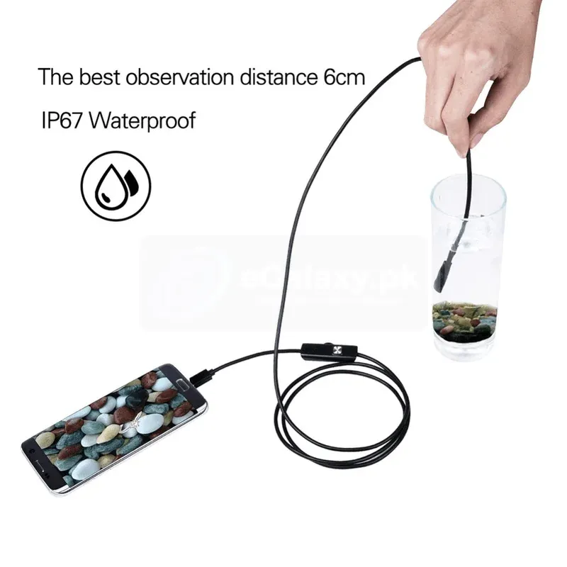 7mm Endoscope Camera HD Inspection Borescope | Endoscope Camera HD With 6 LED Soft Cable Waterproof Inspection Borescope For Android PC 3.5M 7mm 6 7mm Endoscope Camera HD