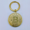 GOld bitcoin keychain