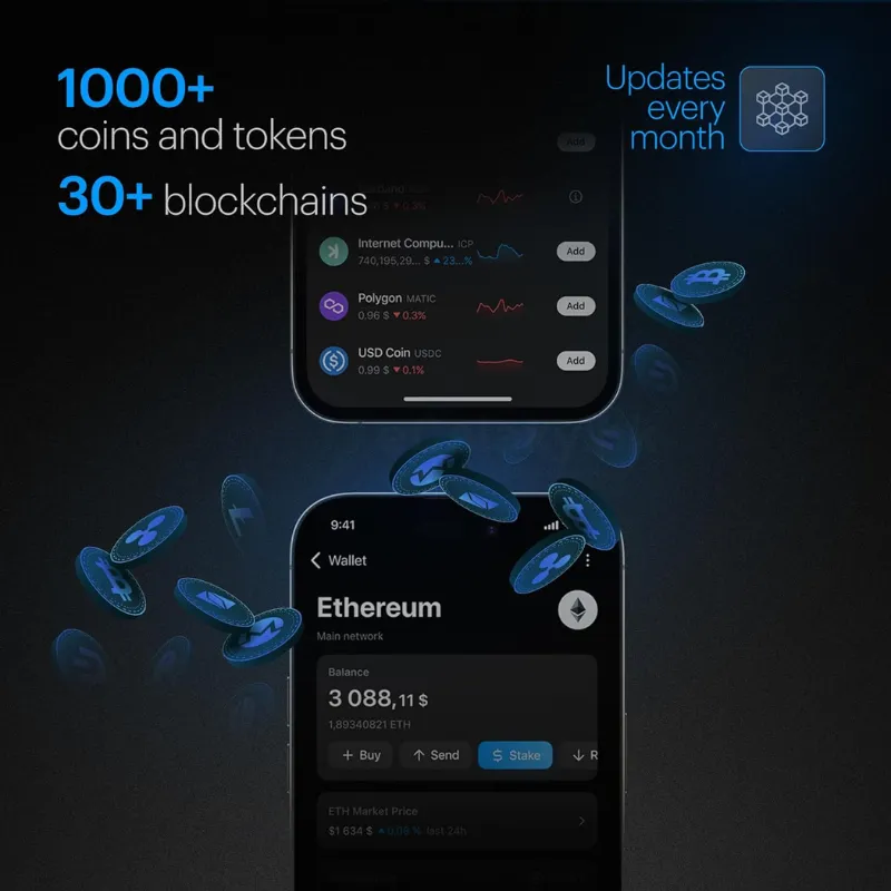 Tangem Wallet Pack of 3 Cards - Secure Crypto Wallet - Offline Hardware Wallet 4 Tangem Wallet Pack of 2 1000+ tokens