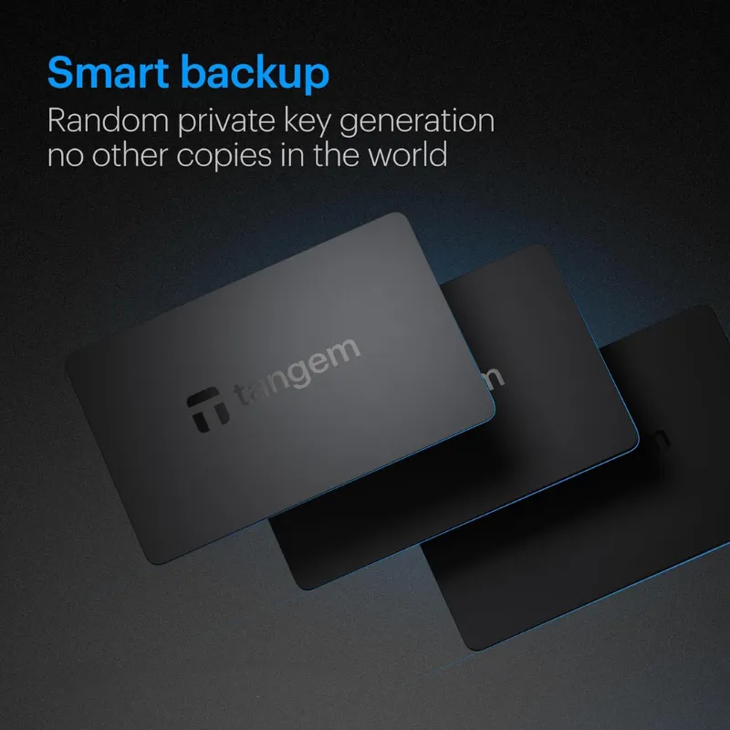Tangem Wallet Pack of 3 Cards - Secure Crypto Wallet - Offline Hardware Wallet 3 Tangem Wallet Pack of 3 smart backup