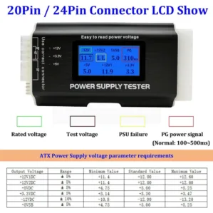 Computer Power Supply Tester with Display