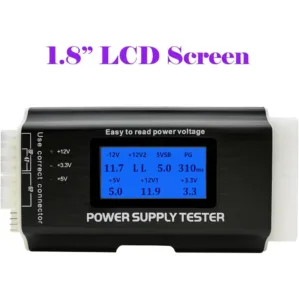 Computer Power Supply Tester with LCD Display