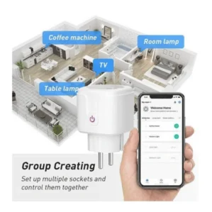 20A Smart Socket EU AC100240V Wifi Smart Plug Power overall